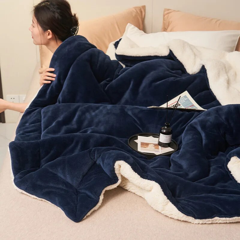 VeluWool- Doppelseitige Decke für Sofa oder Bett – Bild 2 von 9