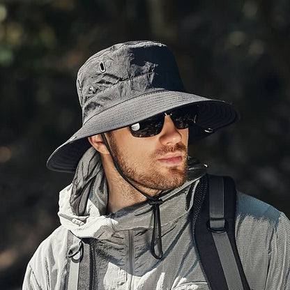 SUNSAFE Hat – Atmungsaktiver Sonnenhut mit UV-Schutz für Outdoor-Abenteuer – Camping & Outdoor