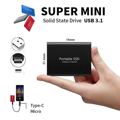 64 GB Externe SSD – Kompakt, Robust für Alle Bereiche – Bild 3 von 5