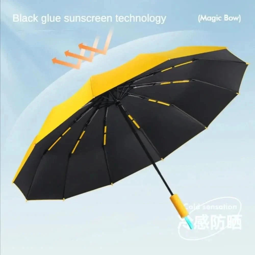 WeatherGuard – Wind- und wasserdichter Taschenschirm – Bild 5 von 13