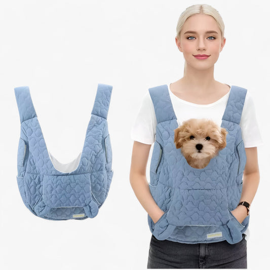 Pawrello Haustier Tragetasche bis 10 kg| Wetterfest & Komfortabel| Für Katzen & Kleine Hunde| Mit Ergonomischen Trägern – Tas