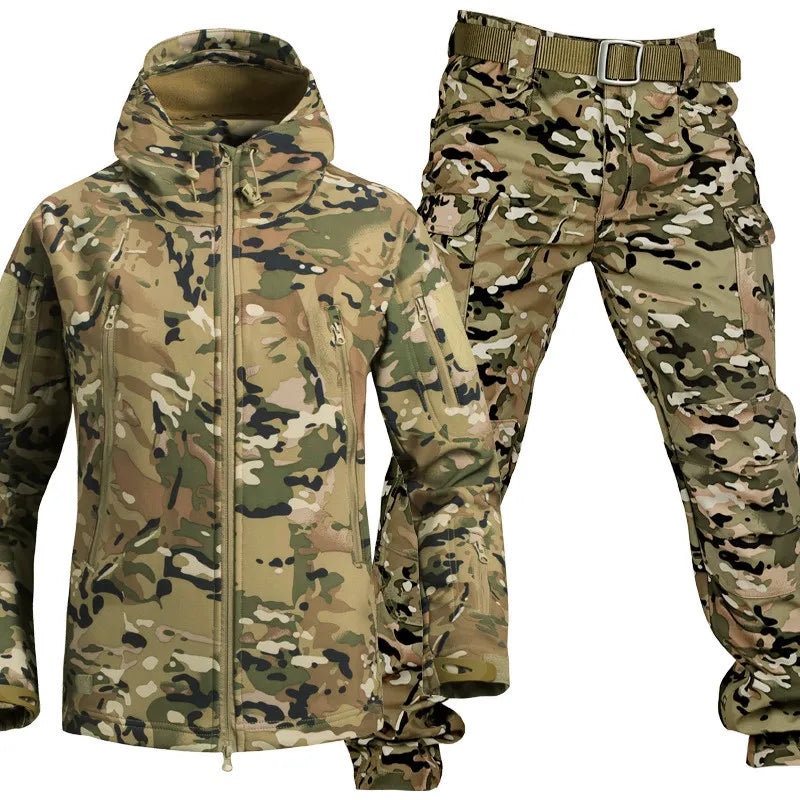 Herren multifunktionale Jacke mit Fleece-Innenfutter und Reißverschluss – Heidi-Mode – Bild 10 von 13