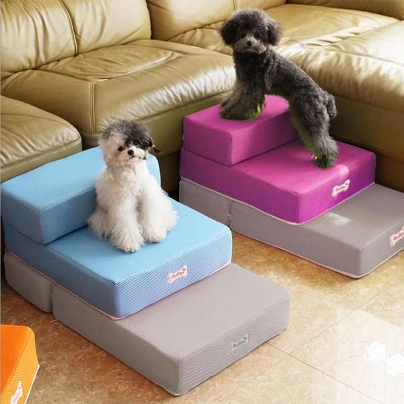 DOGSTEP PRO – Luxus Hundetreppe für gelenkschonendes Aufsteigen auf Sofa & Bett – Bild 3 von 18