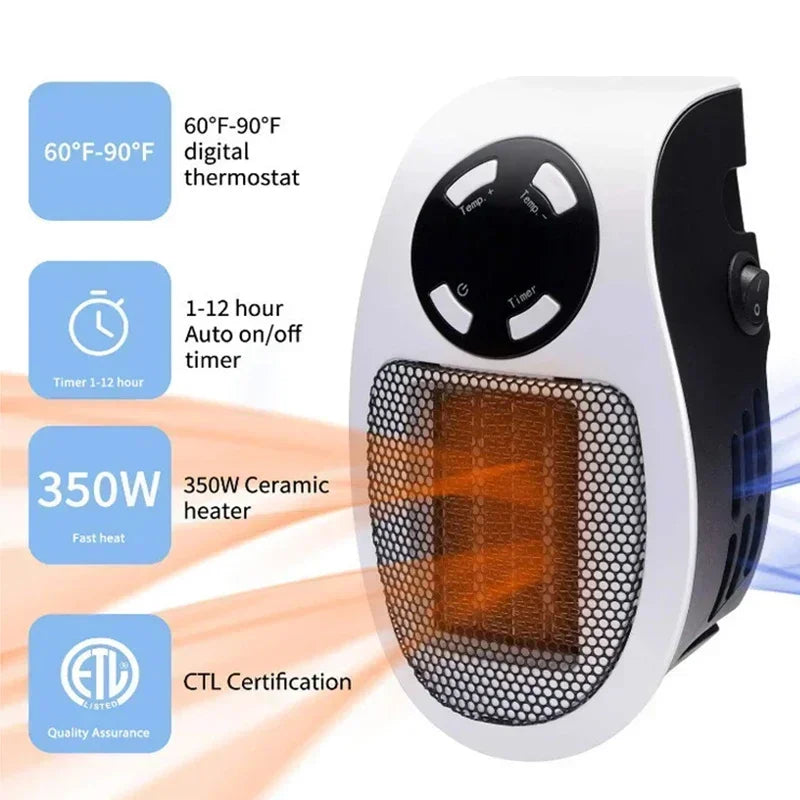 ThermoEase 350W Kompakt-Heizgerät – Bild 5 von 7