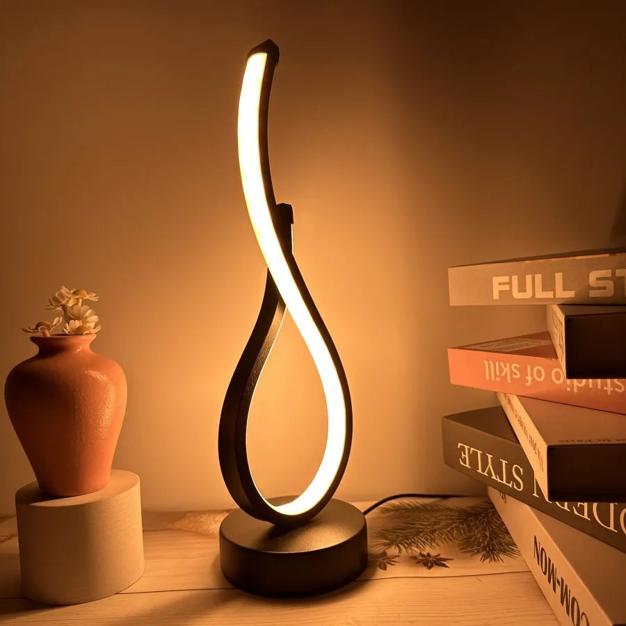 Lumoara LED Tischlampe| Dimmbar| 3 Lichtfarben| Modernes Design – Tischleuchte