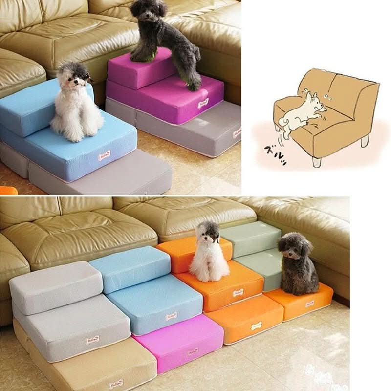 DOGSTEP PRO – Luxus Hundetreppe für gelenkschonendes Aufsteigen auf Sofa & Bett – Bild 6 von 18