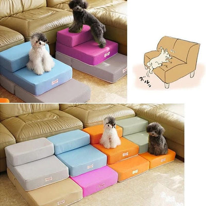 DOGSTEP PRO – Luxus Hundetreppe für gelenkschonendes Aufsteigen auf Sofa & Bett – Bild 6 von 18