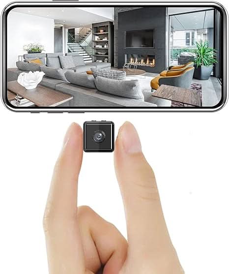 SecureView – 1080P Mini Sicherheitskamera mit Bewegungserkennung & App-Steuerung – Sicherheitstechnik