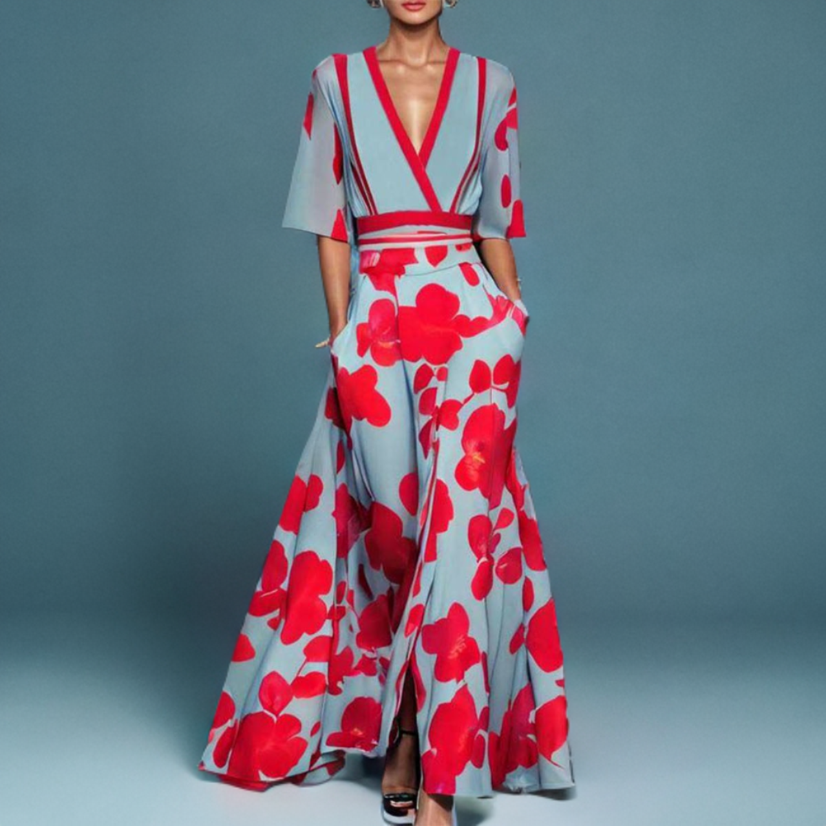 Elegantes Ärmeldress – Bild 2 von 2