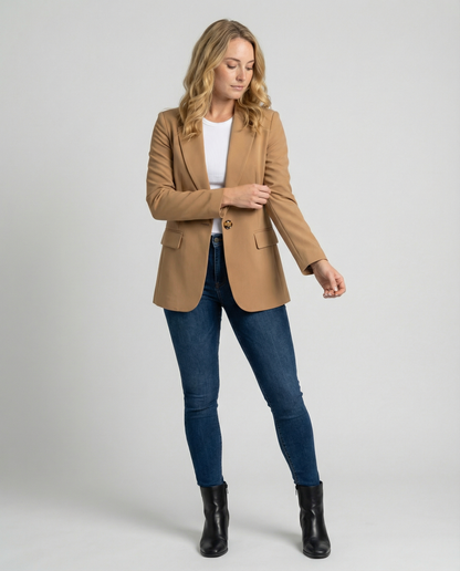 Damen Eleganter Blazer mit Perfekter Passform & Vielseitigem Stil – Bild 5 von 10