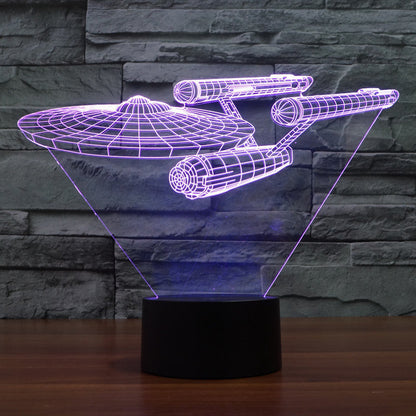 3D Star Trek Illusionslampe – Bild 3 von 5