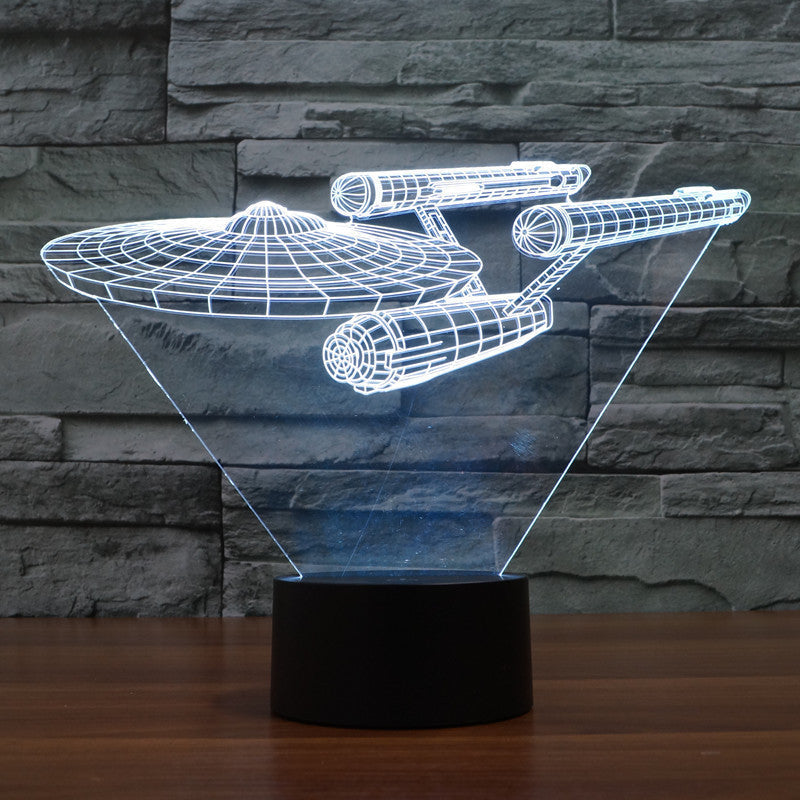 3D Star Trek Illusionslampe – Bild 4 von 5