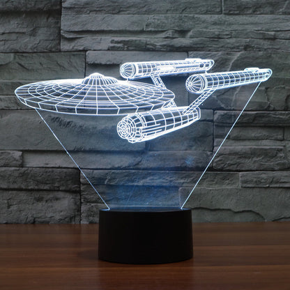 3D Star Trek Illusionslampe – Bild 4 von 5