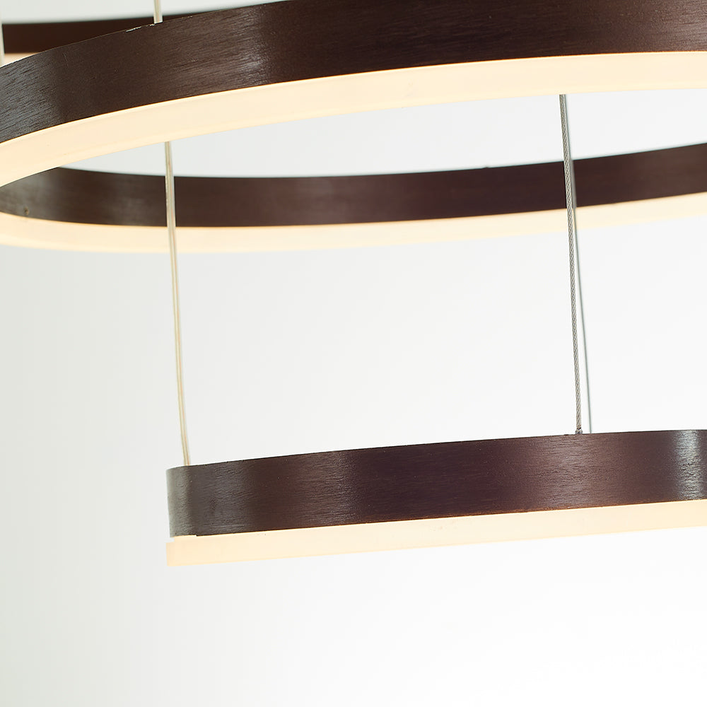 Pendelleuchte Tir-Kreis Ring Moderne Schwarz/Gold/Kaffee Metall Schlafzimmer – Bild 5 von 21