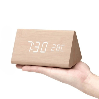 Woodsie – Sprachgesteuerte Holz-Wanduhr