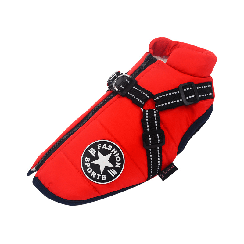 PupGuard- Winter-Hundejacke mit Geschirr – Bild 11 von 14