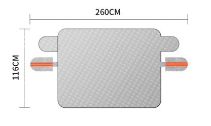 IceBlocker- Hochwertiger magnetischer Schneeschutz für Autos – Bild 4 von 4