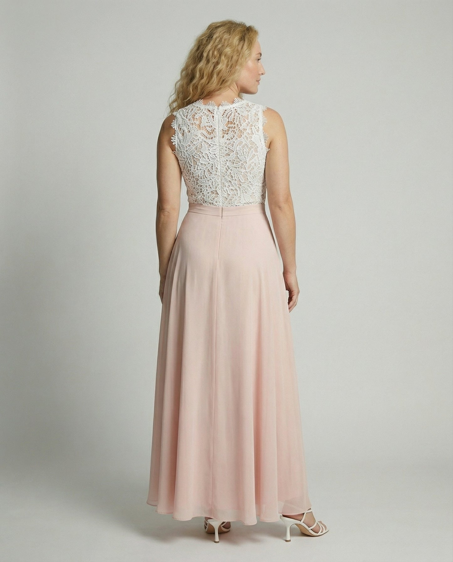 Elegantes Damen Sommerkleid aus Spitze für Sommer – Bild 2 von 7