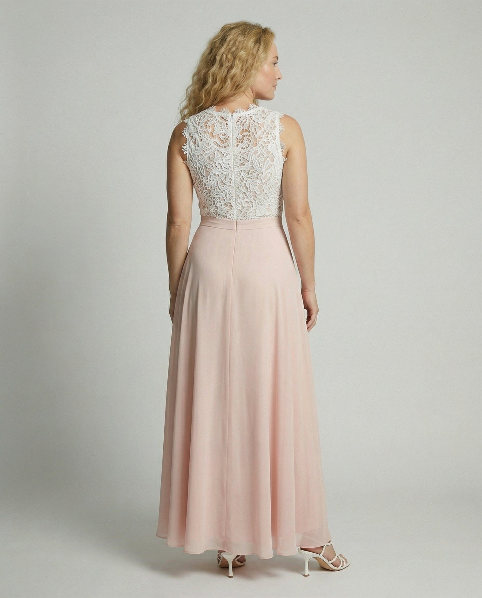 Elegantes Damen Sommerkleid aus Spitze für Sommer – Bild 2 von 7