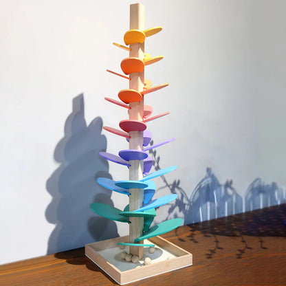 Interaktiver Regenbogen-Murmelturm für Kinder – Bild 7 von 7