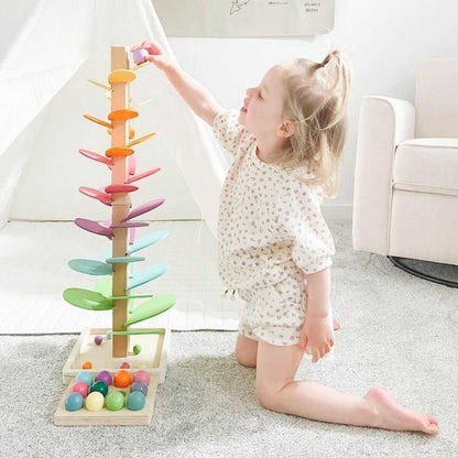 Interaktiver Regenbogen-Murmelturm für Kinder – Bild 6 von 7