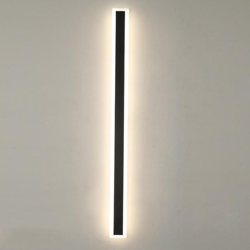 Modern LED Außenwandleuchte Schwarz Metall Garten/Balkon – Bild 14 von 23