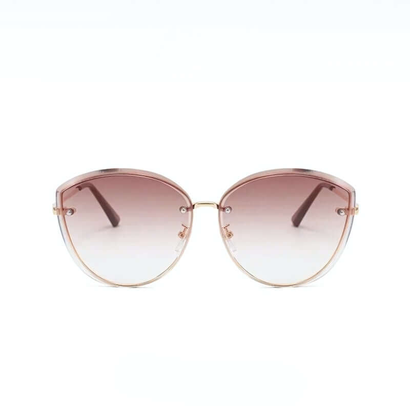 Sonnenbrille Damen, Randlose Katzenaugenform UV400 – Bild 9 von 15