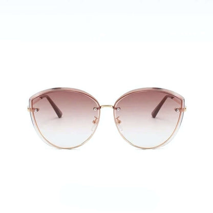 Sonnenbrille Damen, Randlose Katzenaugenform UV400 – Bild 9 von 15