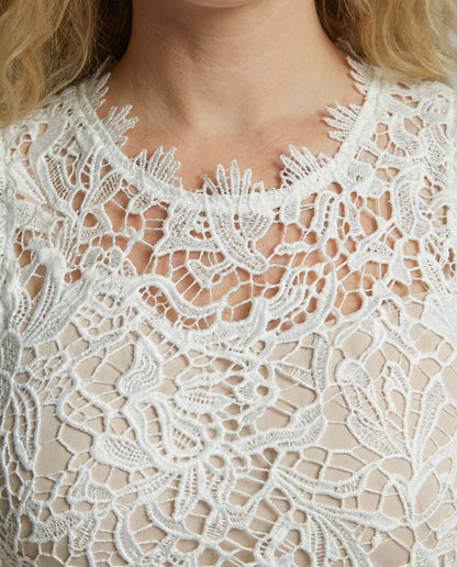 Elegantes Damen Sommerkleid aus Spitze für Sommer – Bild 4 von 7