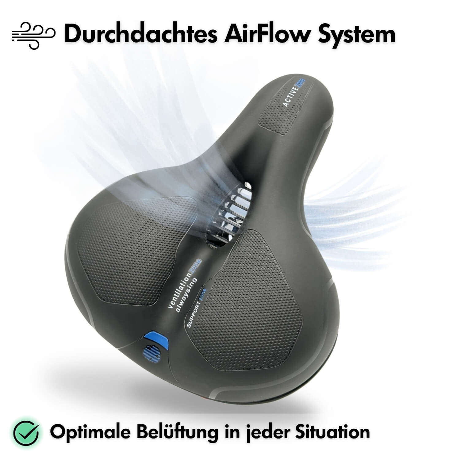 CloudComfort Pro Fahrradsattel - Rückansicht