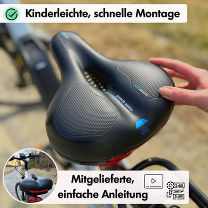 CloudComfort Pro Fahrradsattel - im Einsatz