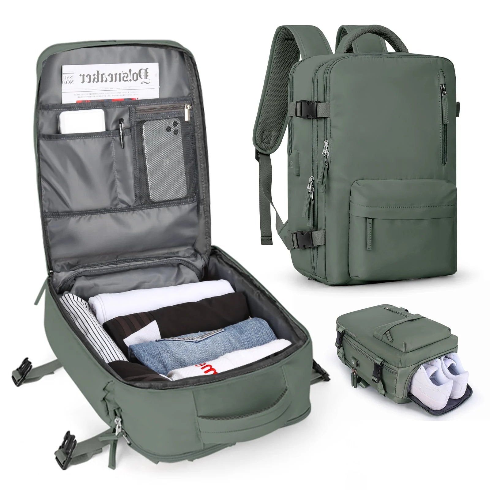 Travelliva Damen Reise-Rucksack 35 L – Bild 10 von 14
