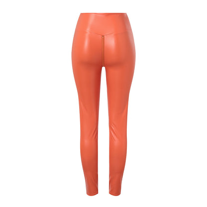 Damen-Lederhose – Warmes Winterdesign 13