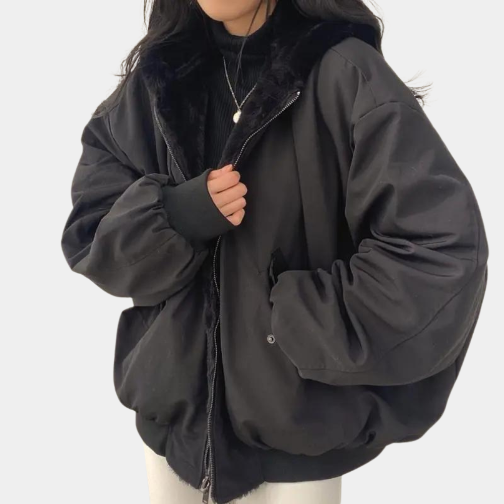 Damen Oversized Winterjacke mit Bequem & Warm – Bild 6 von 7