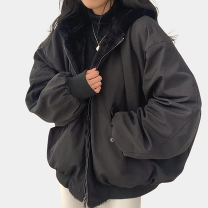 Damen Oversized Winterjacke mit Bequem & Warm – Bild 6 von 7