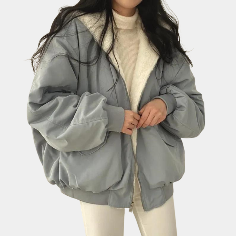 Damen Oversized Winterjacke mit Bequem & Warm – Bild 5 von 7
