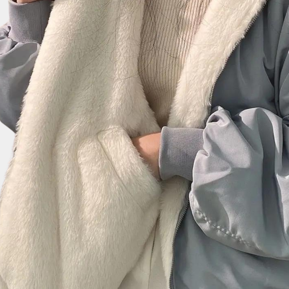 Damen Oversized Winterjacke mit Bequem & Warm – Bild 4 von 7