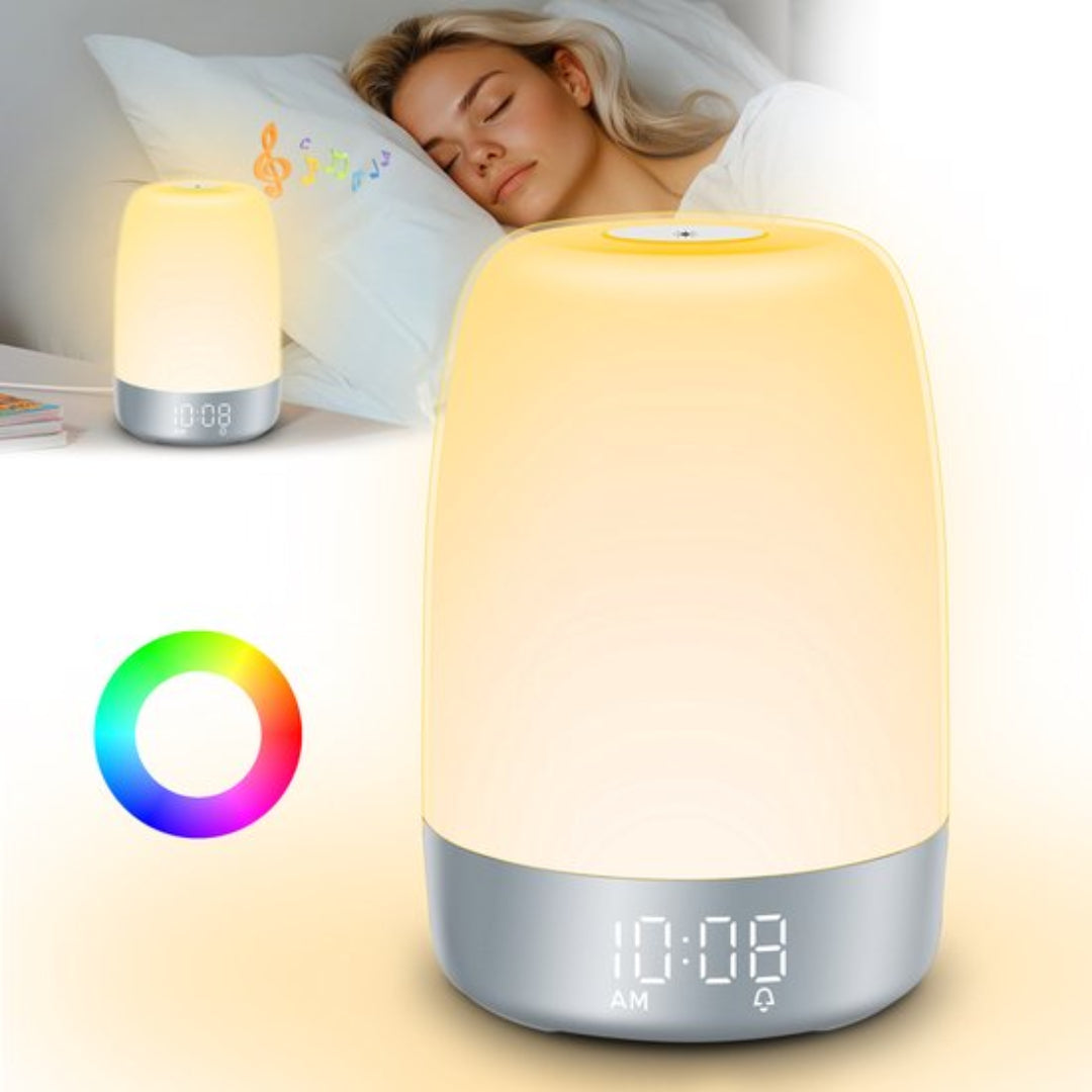 DawnAura | Wake-up-Light mit Naturklängen – Stimmungslicht