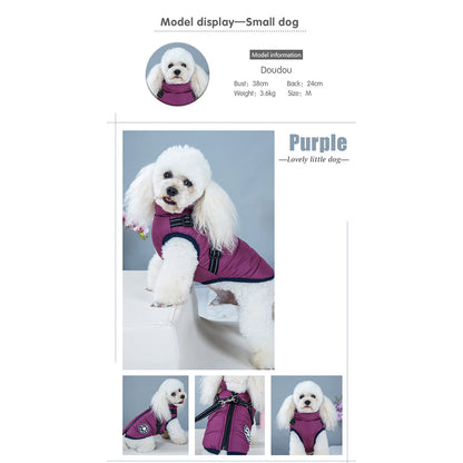 WoofGuard™- Wasserdichte Winterjacke mit integriertem Gurtzeug – Bild 12 von 25