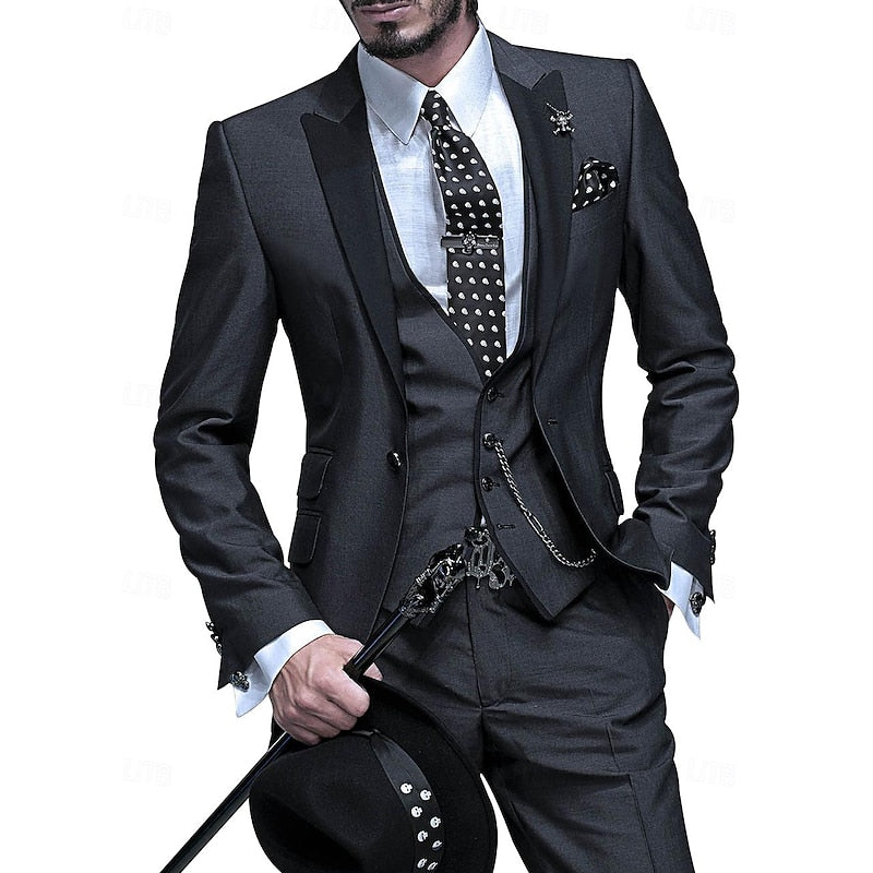 Dreiteiliges Herren-Leinen-Set – Bild 5 von 8