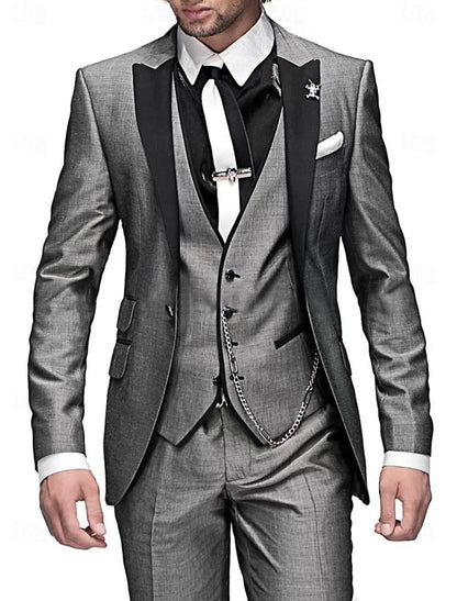 Dreiteiliges Herren-Leinen-Set – Bild 7 von 8