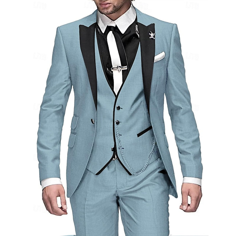 Dreiteiliges Herren-Leinen-Set – Bild 8 von 8