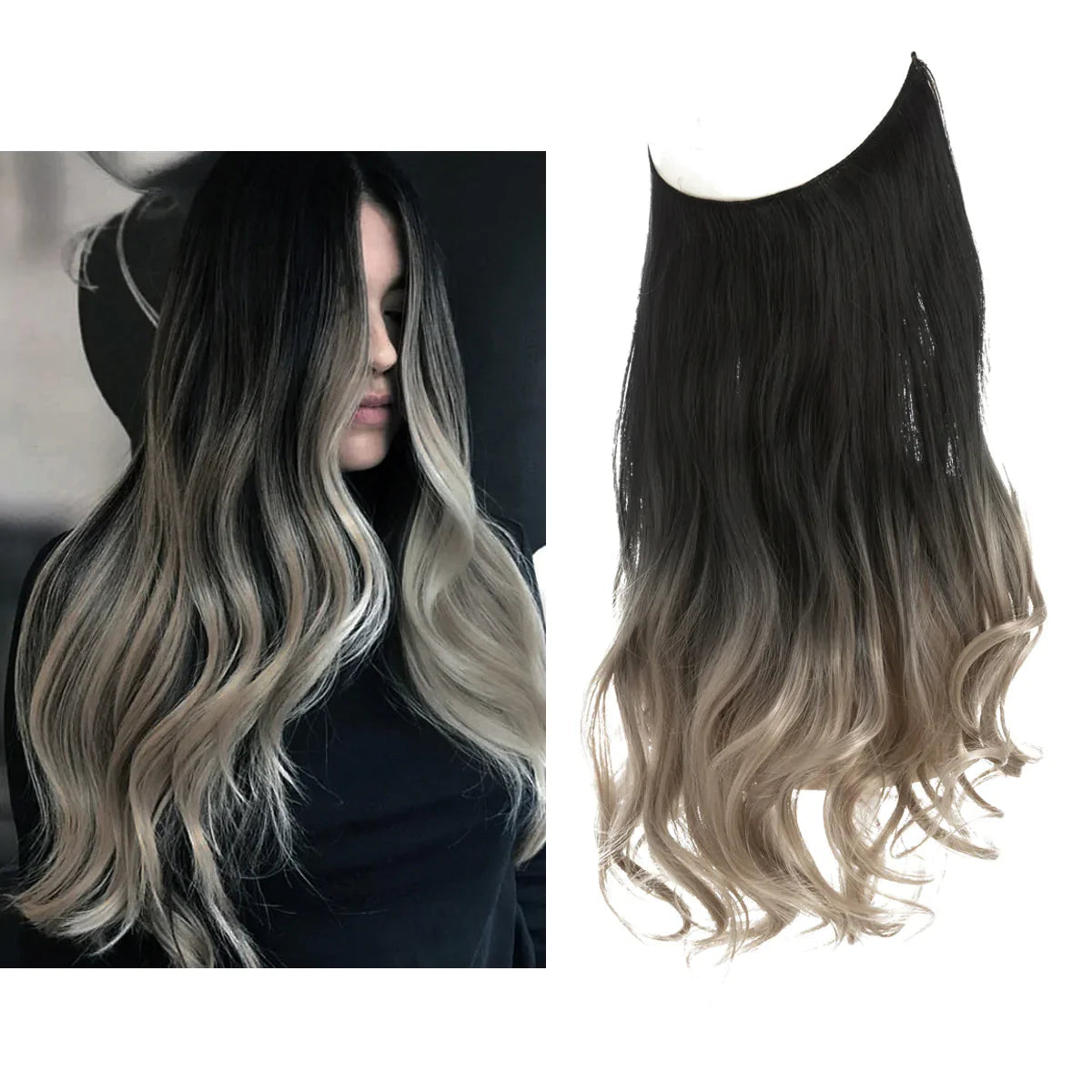 Echthaar Extensions - Nahaufnahme
