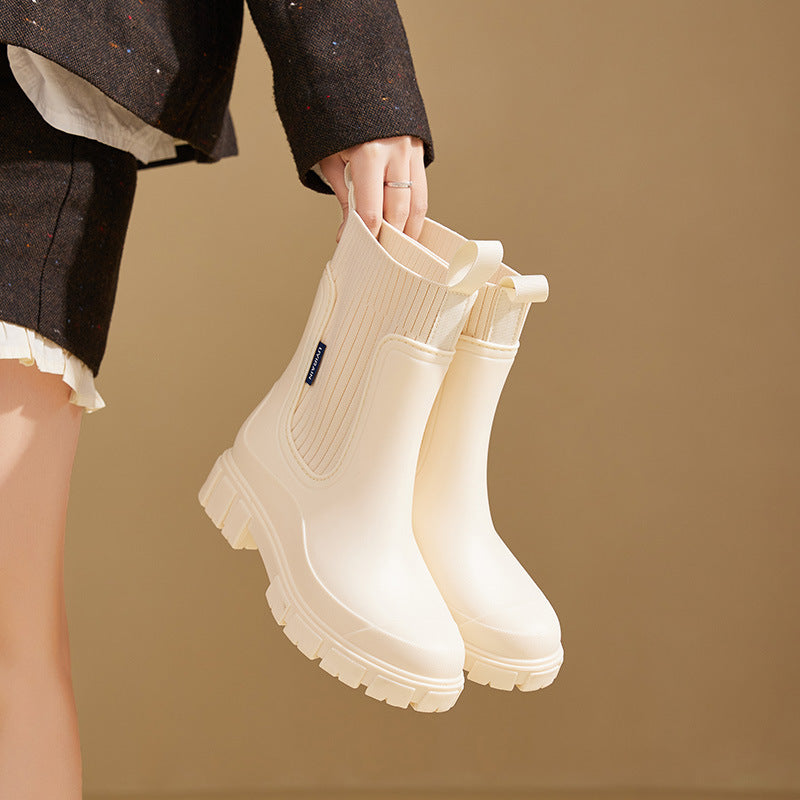 Gummistiefel - Wasserdicht mit Antirutschsohle, Perfekt für Regenwetter – Bild 3 von 9