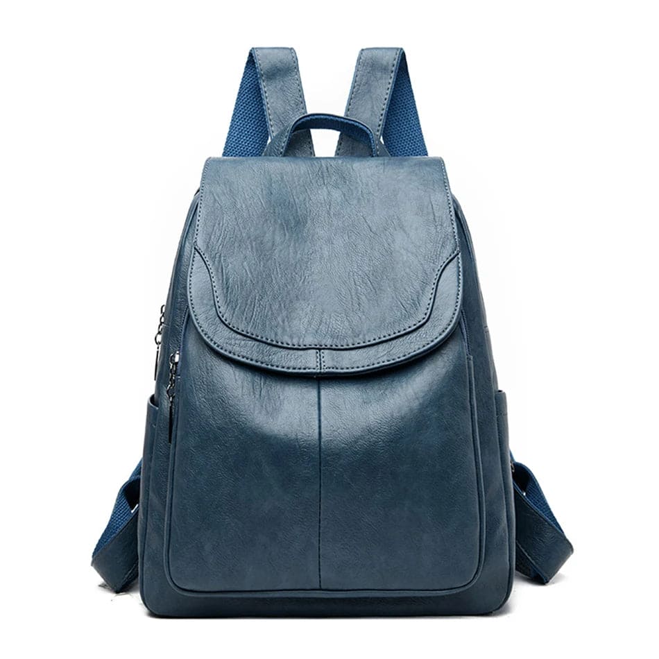 Diebstahlsicherer Lederrucksack für Damen – Bild 3 von 11