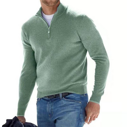Merino V-Ausschnitt Herrenpullover – Bild 7 von 7