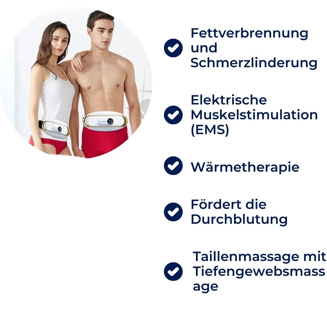 SlimKern Bauch Fettverbrenner – Slim-Gürtel mit EMS & Wärme – Bild 5 von 7