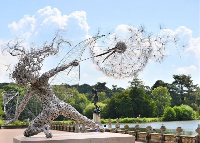 Exklusive Autorisierte Garten Metall - Seitenansicht