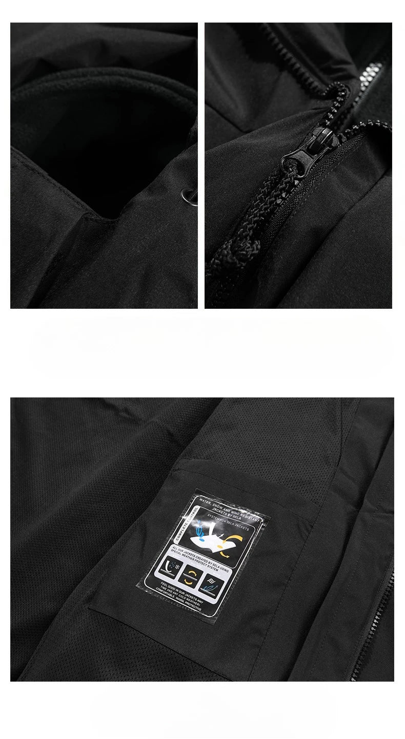 3-in-1 Fleece-Winterjacke mit Kapuze für Damen – Bild 4 von 15