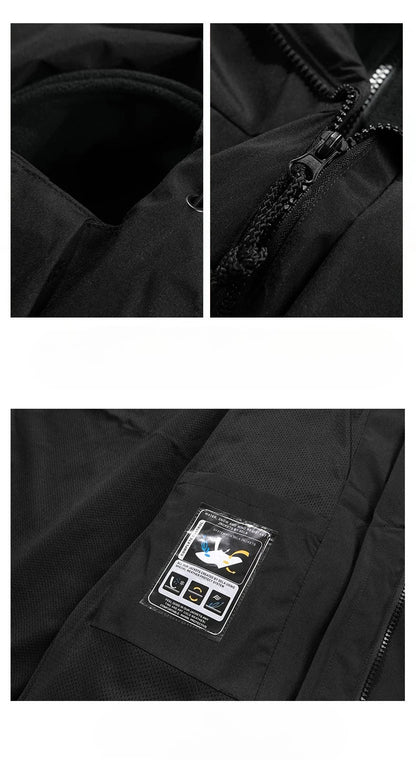 3-in-1 Fleece-Winterjacke mit Kapuze für Damen – Bild 4 von 15